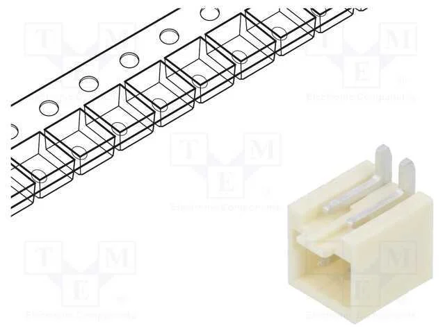 Conector: fio-placa, Pico-SPOX, PIN: 2, SMT, vert.