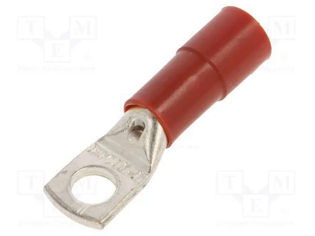 Terminal: anel tubular, M6, : 6,3mm, 10mm2, cerra.