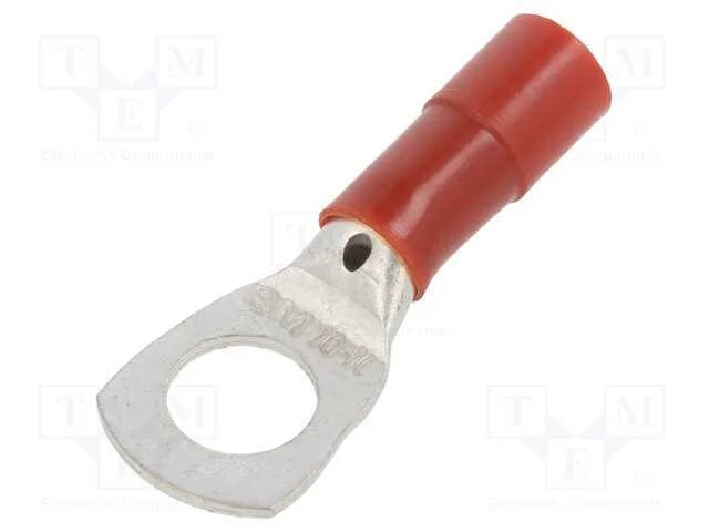 Terminal: anel tubular, M10, : 10,5mm, 10mm2, cer.