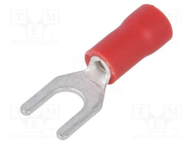 Terminal: terminal forquilha, M4, : 4,3mm, 0,5÷1m.