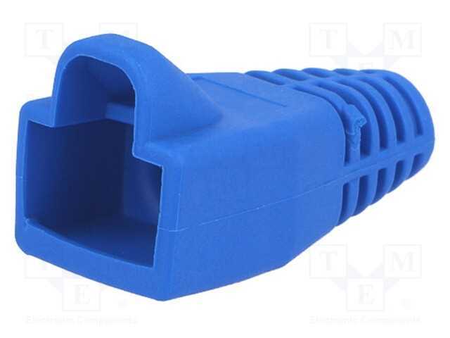 Revestimento de Pino Rj45, 6mm, Azul