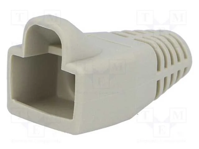 Revestimento de Pino Rj45, 6mm, Cinzento Claro