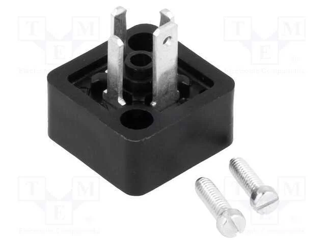 Conector: de Válvulas, Tomada, Formato C, 8mm, Macho, Pin: 4, 6a