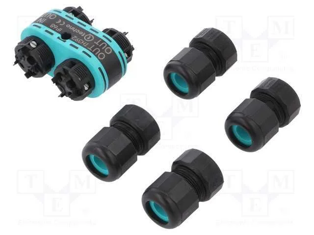 Conector: de alimentação, terminal parafusado, TH.