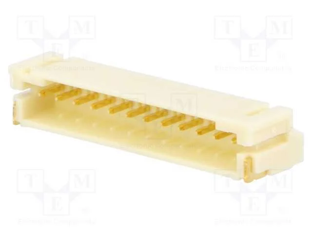 Tomada, Fio-Placa, Macho, 2mm, Pin: 12, Smt, 1a, Estanhado, -25÷85c
