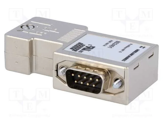 D-Sub, PIN: 9, angulares 90, terminal parafusado,.