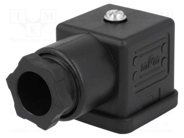 Conector: de Válvulas, Ficha, Formato A, 18mm, Fêmea, Pin: 3, 1,5mm2