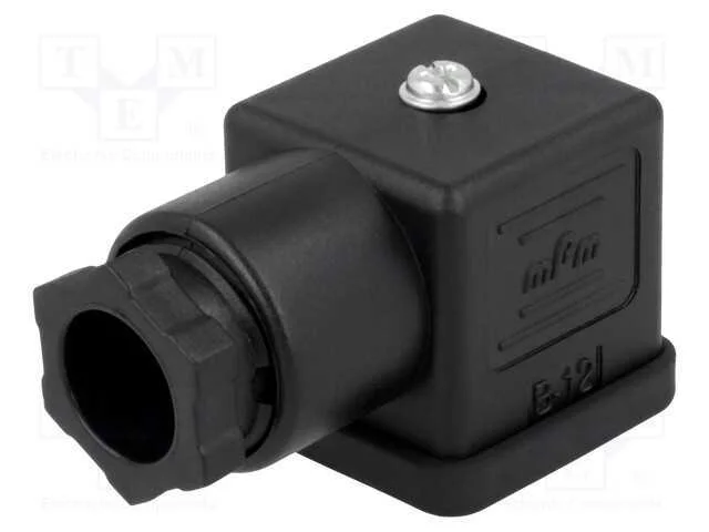 Conector: de Válvulas, Ficha, Formato A, 18mm, Fêmea, Pin: 4, 1,5mm2