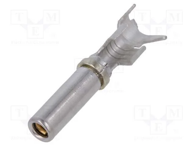 Contacto, Fêmea, 12, Dourado, 2÷4mm2, 14awg÷12awg, Cerrar, com Cabo