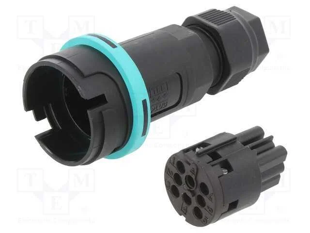 Conector: de alimentação, terminal parafusado, fê.