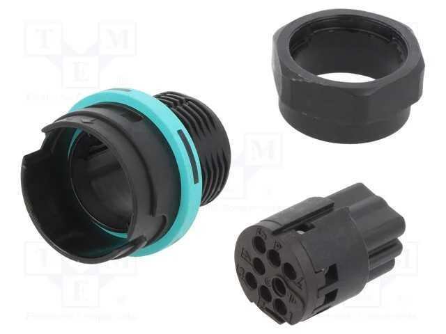 Conector: de alimentação, terminal parafusado, ma.