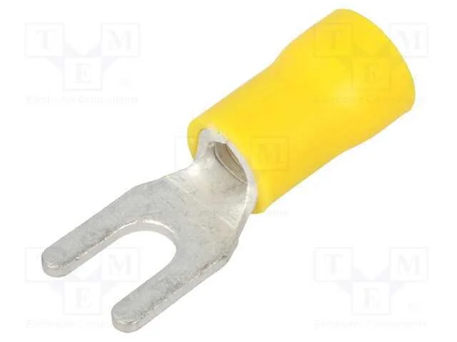 Terminal: terminal forquilha, M4, : 4,3mm, 4÷6mm2.