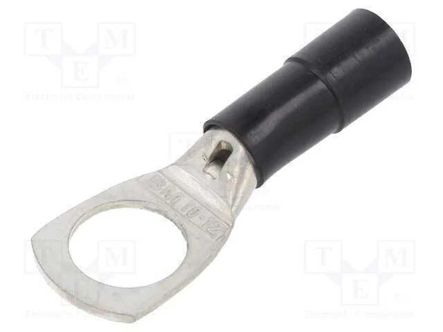 Terminal: anel tubular, M12, : 12,2mm, 10mm2, cer.