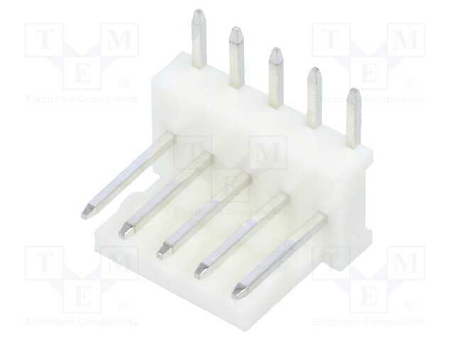 Tomada, Fio-Placa, Macho, Pin: 5, 2,54mm, Tht, Mas-Con, Estanhado