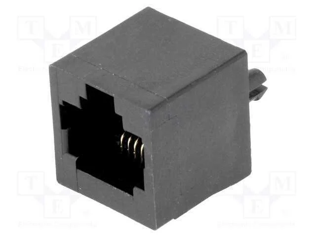 Tomada, RJ45, PIN: 8, Sistema: 8p8c, THT, simples