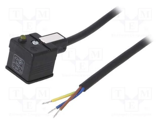 Conector: de Válvulas, Ficha, Formato A, 18mm, Fêmea, Pin: 4, Mpm