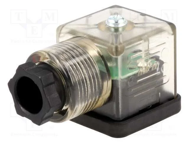 Conector: de válvulas, ficha, formato A, 18mm, fê.