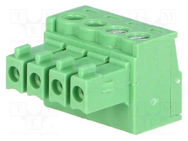 Bloco terminal separável, 3,5mm, faixas: 4, simpl.