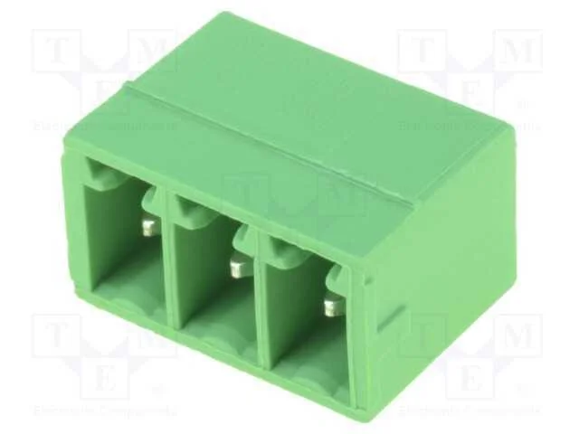 Bloco terminal separável, 3,81mm, faixas: 3, simp.