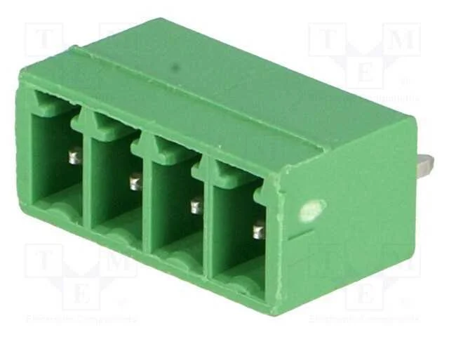 Bloco terminal separável, 3,81mm, faixas: 4, simp.