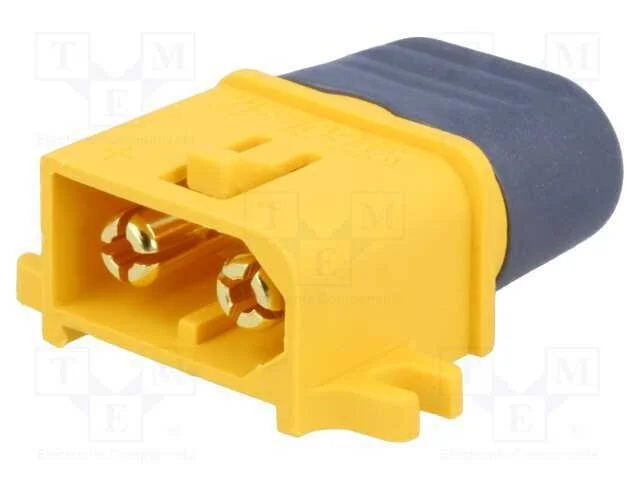 Ficha, de alimentação DC, XT60, macho, PIN: 2, co.