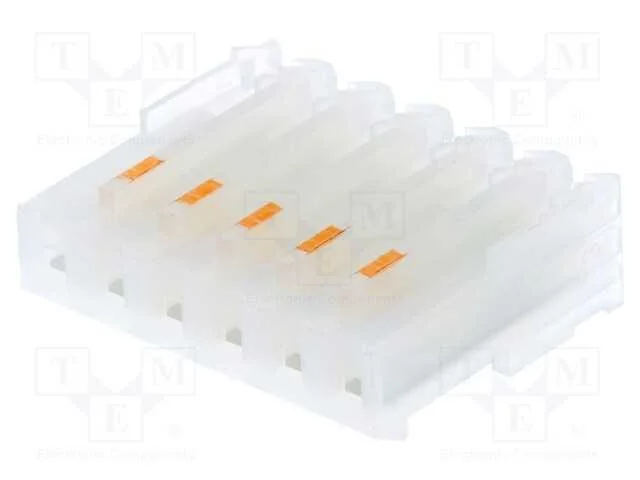 Ficha, fio-placa, fêmea, PIN: 6, 3,96mm, IDC, com.