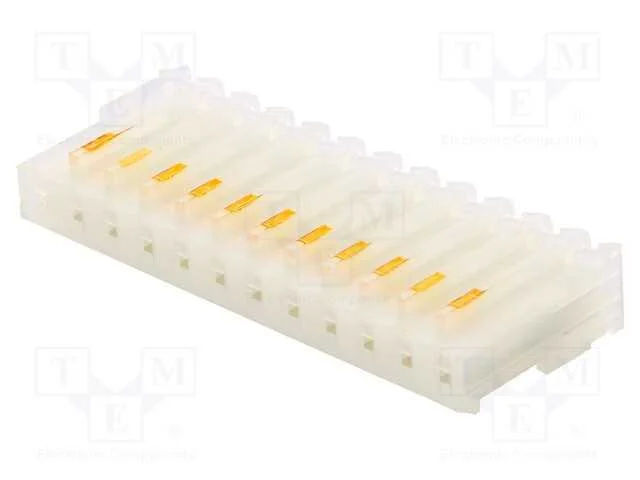 Ficha, fio-placa, fêmea, PIN: 12, 3,96mm, IDC, co.