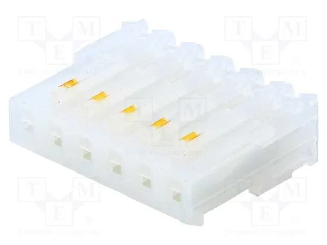 Ficha, fio-placa, fêmea, PIN: 6, 3,96mm, IDC, com.