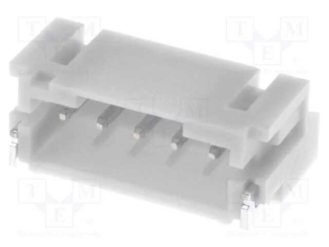 Tomada, Fio-Placa, Macho, Ph, 2mm, Pin: 5, Smt, 100v, 2a, -25÷85c