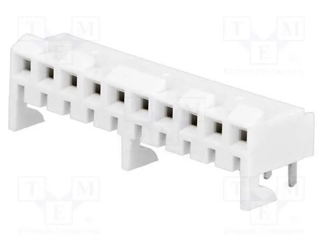 Tomada, fio-placa, f&ecirc;mea, 3,96mm, PIN: 10, THT, p.