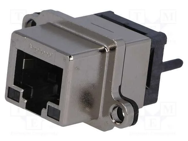 Tomada, RJ45, UL94V-0, IP67, para painel, THT, si.