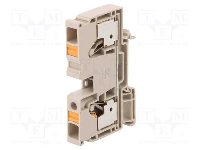 Conector: de carril, 10mm2, faixas: 1, braçadeira.