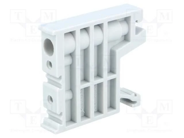 Suporte, cinzenta, Larg: 10mm, poliamida, TS35, -.