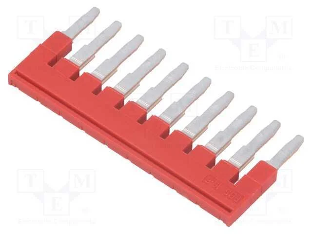 Ponte de Pino, Faixas: 10, Vermelho, Larg: 5mm, Ul94v-0