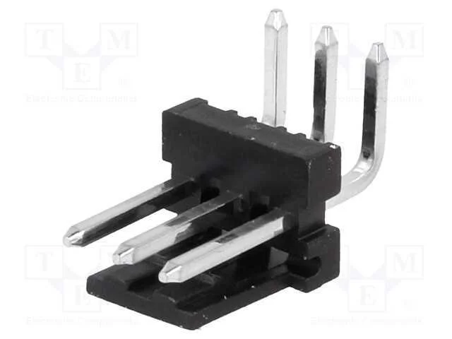Tomada, Fio-Placa, Macho, Pin: 3, 3,96mm, Tht, Mas-Con, Estanhado