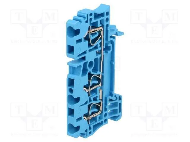 Conector: de carril, 2,5mm2, faixas: 1, braçadeir.