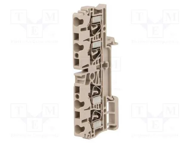 Conector: de carril, 2,5mm2, faixas: 1, braçadeir.