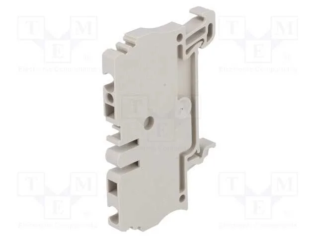 Conector: de carril, 2,5mm2, faixas: 1, braçadeir.