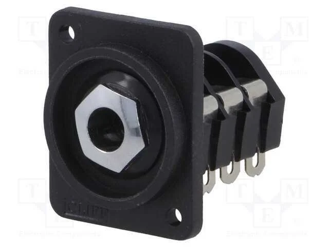 Tomada, Jack 6,3mm, Fêmea, Stereo, Solda, Norma Xlr, 19x24mm, Ft