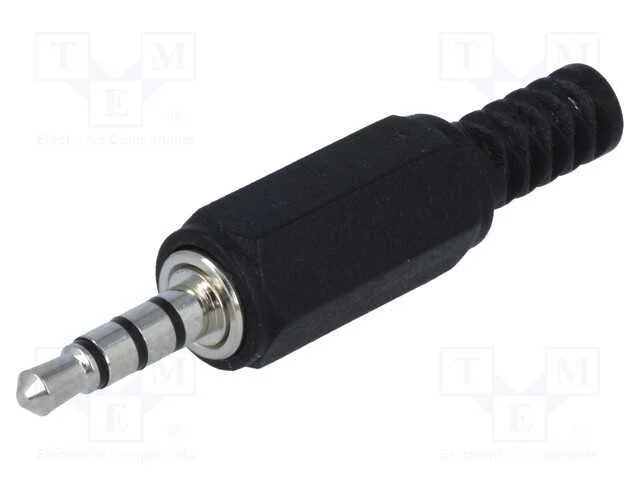 Ficha, Jack 2,5mm, Macho, Stereo Especial,Com o Anel Protetor