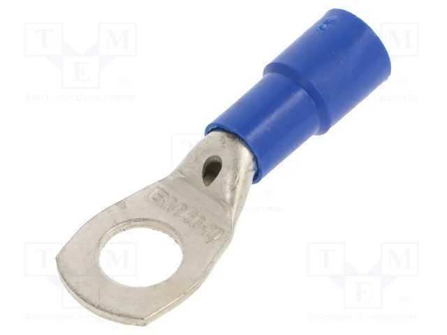 Terminal: anel tubular, M10, : 10,5mm, 16mm2, cer.