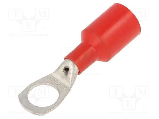 Terminal: anel tubular, M12, : 13mm, 16mm2, cerra.