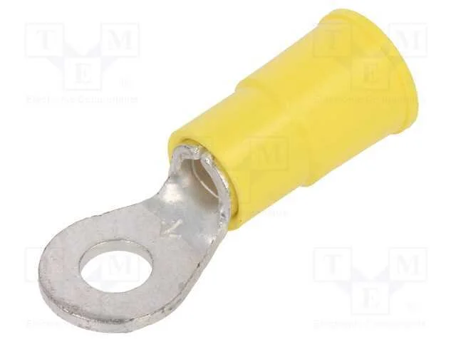 Terminal: de olhal, M4, : 4,32mm, cerrar, com cab.