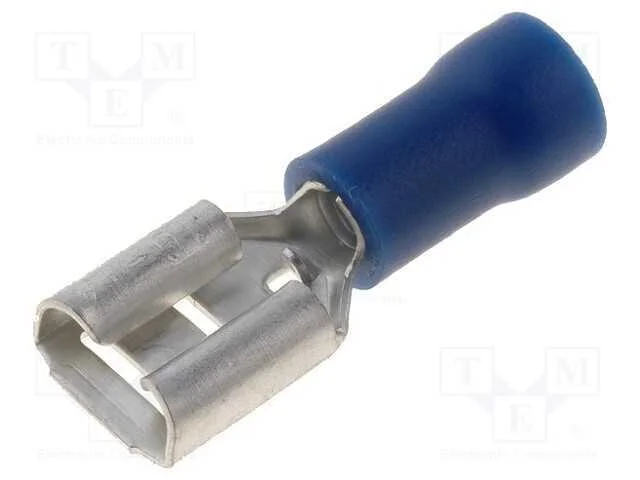 Conetor: plano, 6,3mm, 0,8mm, macho, 1,5÷2,5mm2, .