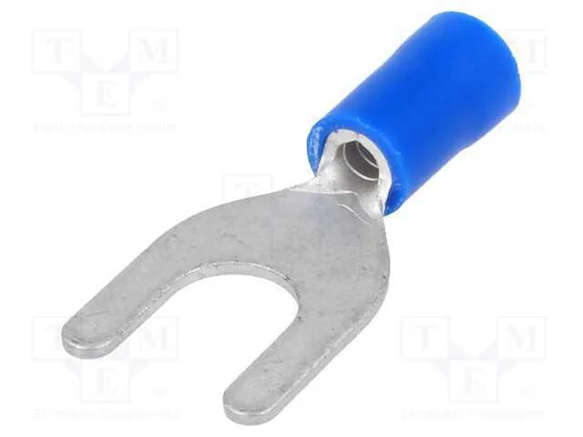 Terminal: terminal forquilha, M6, : 6,4mm, 1,5÷2,.