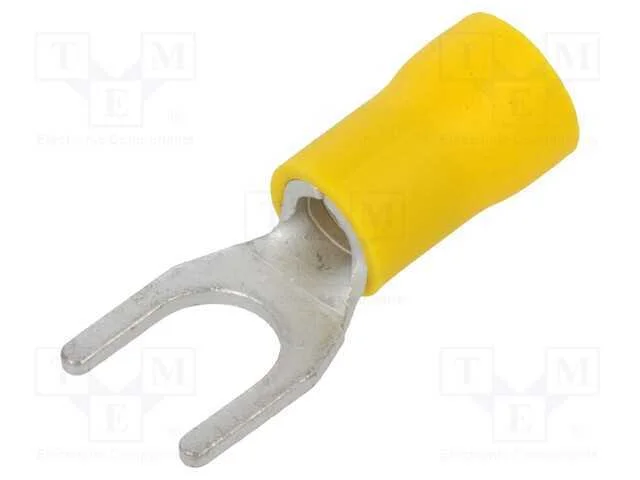 Terminal: terminal forquilha, M6, : 6,4mm, 4÷6mm2.