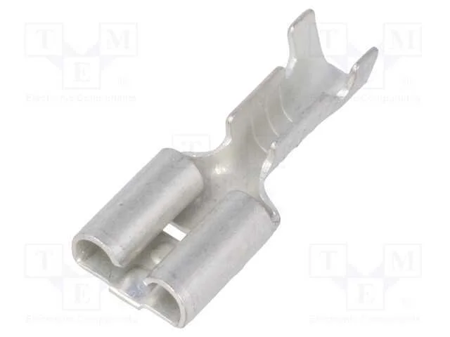 Conetor: plano, 6,3mm, 0,8mm, macho, 0,5÷1,5mm2, .