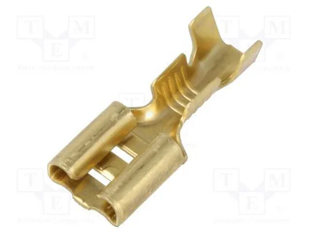 Conetor: plano, 6,3mm, 0,8mm, macho, 1÷2,5mm2, ce.