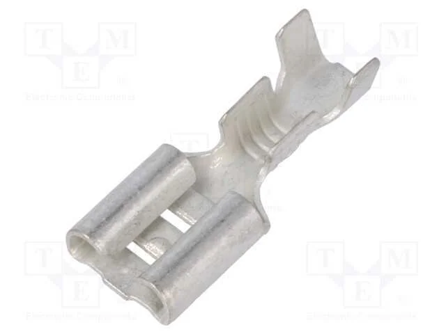 Conetor: plano, 6,3mm, 0,8mm, macho, 1÷2,5mm2, ce.