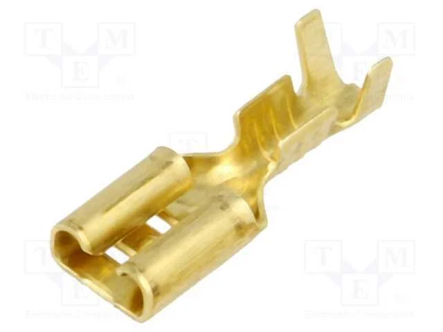 Conetor: plano, 4,8mm, 0,8mm, macho, 0,5÷1,25mm2,.